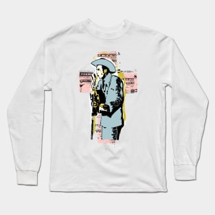 Hank Williams the Redeemer Long Sleeve T-Shirt